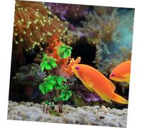 SUPVOX Décoration Aquarium Palmier Artificiel Miniature Arbre de Réaliste pour Paysage DIY Plante Artificielle pour Terrarium et Réservoir Poisson Modèle Décoratif Délicat et Détaillé