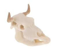 SUPVOX Décoration Aquarium Tête Mort Résine Légère Cachette Sécurisée pour Poissons Sculpture Tête de Buffle pour Aquarium Ornement Adaptable Maison et Bureau