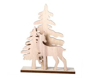 SUPVOX Décoration de Noël en Bois Cerf Créatif DIY pour Maison Festive Design Unique, Présent pour Fête et Ambiance Cocooning