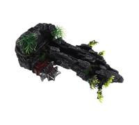 SUPVOX Décoration Montagne Artificielle Résine pour Aquarium Figurine De Colline Grotte-cachette pour Poissons