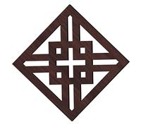 SUPVOX Décoration Murale Autocollante Facile à Décoller en Acrylique Bois Géométrie Moderne Artistique à Suspendre