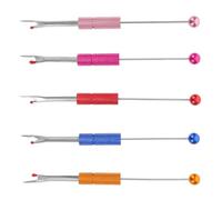 SUPVOX Découseur de Couture Lot de 5 Pièces Grand Modèle Multi-Couleurs en Métal Tranchant Tire-Fil Précis pour Broderie Quilting et Retrait D’Étiquettes Outil Portable pour Travaux