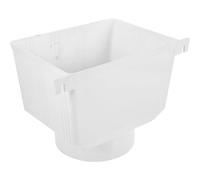 SUPVOX Déflecteur de Descente de Gouttière Pvc 160 Mm, Kit Collecteur D'eau de Pluie, Adaptateur pour Système de Drainage, Compatible Récupérateur Eau Pluie, Installation Extérieure