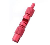 SUPVOX Démonte Obus de Valve VTT Multifonction, Alliage D'aluminium Rouge | Retrait Rapide des Obus Classiques, Compatible Tiges Presta, Passe Entre les Rayons, Usage Vélo