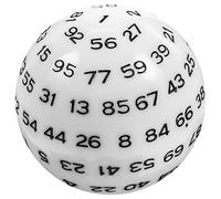 SUPVOX Dés À Cent Faces Accessoires pour Jeux De Dés Dés De Table Dés D'Enseignement Accessoires De Jeux De Société Dés De Jeu Pratiques Dés De Jeu Couleur Aléatoire