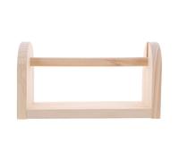 SUPVOX Dévidoir de Ruban Adhésif en Bois Massif Grand Format 4X10X13 CM Porte-Rouleau Multifonction pour Bureau et Loisirs Créatifs Organiseur Stable pour Ruban Washi et Adhésif