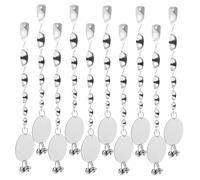 SUPVOX Dispositif Réfléchissant Oiseaux Spirale pour Jardin Tiges Mobiles à Rotation Facile pour Protection des Arbres et Cultures