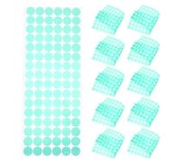 SUPVOX Disques de Ruban Adhésif de Masquage Vert Résistant à la Chaleur 20 MM 1000 Pièces Ruban PET pour Peinture Isolation Électrique et Cuisson Pastilles Autocollantes Précises