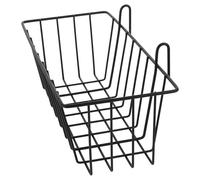 SUPVOX Distributeur Foin Lapin en Métal Noir Surface Lisse, Facile à Stocker, pour Petits Animaux et Cages, Mangeoire Pratique pour Lapins