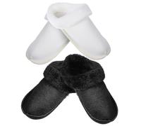 SUPVOX Doublures Chaudes en Eva pour Chaussures Femme, Semelles Moelleuses Doublées Peluche, 2 Paires, Inserts Amovibles pour Bottes et Sabots Hiver, Chauffe-pieds Confortables