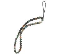 SUPVOX Dragonne Prévient la Perte Dommages pour Téléphone Portable en Pierre Naturelle Perles de Bois, Corde Détachable et Décorative, pour Paquet à Main ou Paquet à Dos