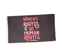 SUPVOX Drapeau des Droits des Femmes 90x150 Cm pour Décoration Extérieure Jardin Fête, Bannière Rouge Résistante la Décoloration, Message « Mon Corps Mon Choix » pour Soutien Droits