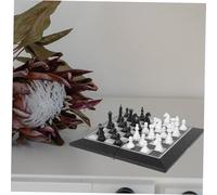 SUPVOX Échiquier Pliable Portable Jeu de Société Voyage pour Garçon Fille et Adultes Outil Éducatif Améliorant la Réflexion Stratégique