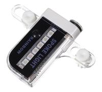 SUPVOX Éclairage LED pour Rayons de Vélo en Acier Inoxydable Lampe Décorative Double Face Blanche sans Batterie Lumière de Roue pour VTT et Vélo de Route Décoration pour Sorties