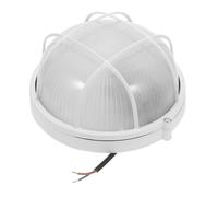 SUPVOX Éclairage Sauna LED Rond en Verre Et Aluminium pour Hammam Et Spa, Applique Murale Extérieure, Luminaire De Sauna, Éclairage Sécurisé Et Performant