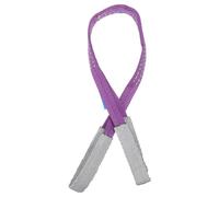 SUPVOX Élingue de Levage Coutures Robustes 1 Tonne en Polyester Plate Sangle de Levage à Double Boucle, Légère Couleur Aléatoire pour Réfrigérateur et Canapé,