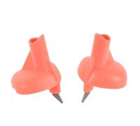 SUPVOX Embouts de Bâtons de Randonnée en Acier Tungstène, 2 Pièces Couleur Corail, Conseils Universels pour Bâtons de Marche et Ski, Protège-Embouts Résistants pour Terrain