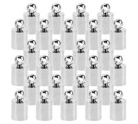 SUPVOX Embouts de Cordon pour Bijoux 150 Pièces 5X10 MM en Cuivre Robuste pour Création de Bracelets Colliers DIY Accessoires Décoratifs pour Pompons et Porte-Clés