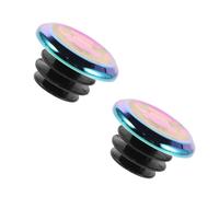 SUPVOX Embouts de Guidon en Plastique Multicolores, Lot de 2, Antidérapants, Compatibles VTT et Vélos de Route, Protection Solide pour Guidon de Vélo, Accessoires Sports de Plein Air