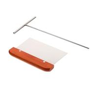 SUPVOX Ensemble 2 Pièces Étaleur à Crêpes Maison en Acier Inoxydable, Petit Modèle Rond Grattoir à Crêpes, Ustensiles Cuisine Pratiques pour Pancakes, Œufs et Petits-déjeuners