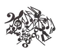 SUPVOX Ensemble D'Aimants Double Face en Forme De Notes De Musique pour Tableau Magnétique Éducatif - Symboles Portée Musicale Réutilisables pour Enseignants Et Cours Interactifs