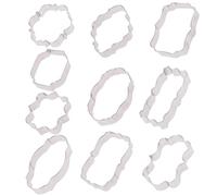 SUPVOX Ensemble de 10 Emporte-pièces en Acier Inoxydable pour Biscuits Formes Délicates, Outil de Cuisson Pratique et Sûr, Pâtisserie DIY