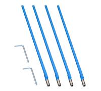SUPVOX Ensemble De 2 Tige de Réglage Bidirectionnelle pour Guitare diée Incluse, Micro-réglage Horaire et Antihoraire, pour Musiciens et Techniciens, Bleu