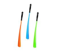 SUPVOX Ensemble de 3 Chausse-Pieds Colorés en Plastique Poignée Ergonomique Accessoire pour Chausse-Pied Simple Outil d'Aide au Chaussage pour Personnes Âgées Femmes Enceintes