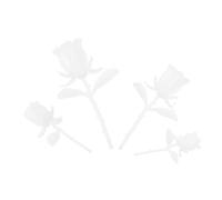 SUPVOX Ensemble de 4 Charges de Résine Époxy de Rose, Modèles Remplissages pour Décoration DIY, Accessoires Artisanaux Micro-paysages, pour Bijoux et Créations Personnalisées