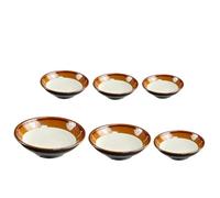 SUPVOX Ensemble de 5 Bols à Soupe en Poterie Vintage, Épais et Pratiques, Maison Restaurants, Vaisselle Traditionnelle en Terre Cuite