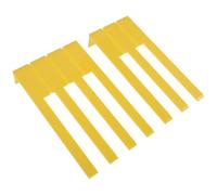 SUPVOX Ensemble de Remplacement de Touches Blanches de Piano en Plastique Jaune, Protection la Poussière et Durabilité Longue Durée pour Réparation DIY en Studio Musical