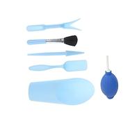 SUPVOX Ensemble D'outils De Jardinage Miniatures Bleu Pour Plantes Succulentes, Kit 6 Pièces Pelle à Plantes, Souffleuse D'air, Brosse Et Lève-plantes, Adapté Au Jardinage Intérieur Et Transplantation
