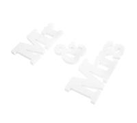 SUPVOX Ensemble Panneau de Table Mr Mrs en PVC Décoration Mariage Champêtre Lettres Décoratives Légères et Portables pour Décoration de Table de Fête Ornements Stables Mariage