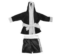 SUPVOX Ensemble short et peignoir de boxe pour bébé - Costume de cosplay pour séance photo de nouveau-né - Tenue mignonne - Pantalon de boxe pour baby shower - Accessoires photo pour fille et