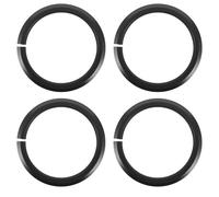 SUPVOX Entretoises de Fourche Conique en Alliage d'Aluminium 15 Pouce Kit de 4 Bagues de Base de Jeu de Direction Ouvertes pour VTT et Vélo de Route Équipement Vélo à Suspendre