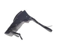 SUPVOX Épaulière Médiévale Noire pour Cosplay Chevalier Viking, Accessoire Costume du Moyen Âge, Épaulette Droite en Matériau Léger, Adaptée aux Adultes et Adolescents, pour Halloween