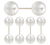 SUPVOX Épingle de Sécurité Design Spécial et Élégant Perle Blanche pour Femme en Alliage Lot de 5 Pièces Vie Quotidienne Soirées