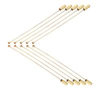 SUPVOX Épingles Sûreté Acier Inoxydable 10 Pièces Embouts de Butée 90 MM pour Création Bijoux et Accessoires Corsages Événements Créatifs