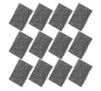SUPVOX Éponge de Maquillage Noir Texture Pointillée Multiporeuse Halloween Exclusive 12 Pièces en Polyuréthane Bord Arrondi, pour Fêtes Costumées et Spectacles