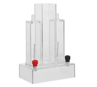 SUPVOX Équipement D’Électrolyse de L’Eau à Membrane Échangeuse Petit Modèle Dispositif Pédagogique Compact pour Laboratoire Chimie Expérimentateur D’Électrolyse Eau Accessoires