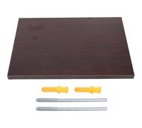 SUPVOX Étagère Murale Flottante en Bois de Teck 30x20 Cm Support Mural de Rangement Stable Étagère Décorative Polyvalente pour Salon Chambre Cuisine Table de Chevet Style Style Aléatoire