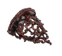 SUPVOX Étagère Murale Métallique Style Rétro, Support de Rangement Décoratif pour Salon, Étagère Flottante Nordique Compacte, Conteneur pour Articles Divers, Porte-Objets Multifonction,