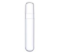 SUPVOX Étui de Rangement pour Pinces à Cils en Plastique Transparent, Tube Ovale Compact, Boîte de Stockage Polyvalente pour Extensions de Cils et Pinces à Épiler, Voyage et Maquillage