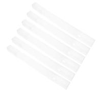 SUPVOX Étui de Rangement Transparent pour 6 Brochettes 14 X 1,2 en Plastique Alimentaire, Tube Robuste et Fin avec Couvercle Étanche, Porte-brochettes Portable Barbecue, Camping