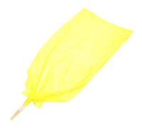 SUPVOX Éventail Pliant en Soie Jaune pour Danse Orientale, Ventilateur Léger et Flexible pour Spectacles de Danse du Ventre, Accessoire pour Femmes, Longueur Allongée, Performances