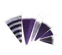 SUPVOX Éventails en Papier Décoratifs Violets 6 Pièces 2 X 40 Cm 2 X 23 Cm Décoration Fête Mariage Anniversaire Ventilateurs Suspendus Vintage pour Décoration Événementielle