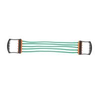 SUPVOX Extenseur de Poitrine 5 Tubes Sangle D'entraînement Vert Corde de Résistance Solide Poignée Ergonomique pour Musculation Hommes Exercices Fitness Salle de Sport