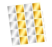 SUPVOX Feuilles d'aluminium pour art sur feuille métallique avec stylo à gaufrer, finition métallisée argentée, 1 set, pour bricolage et création de cartes