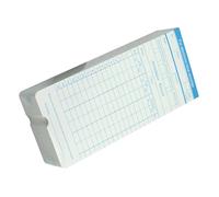 SUPVOX Fiches de Présence Papier 100 Feuilles pour Suivi du Temps de Travail Cartes de Pointage Bureautiques en Papier Registre de Pointage Quotidien pour Bureaux Couleur Aléatoire