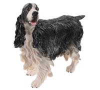SUPVOX Figurine Chien Spaniel Simulation Plastique Décorative Réaliste Modèle Cognitif Garçon Fille Sculpture Animale Vivid pour Chambre et Salle de Classe